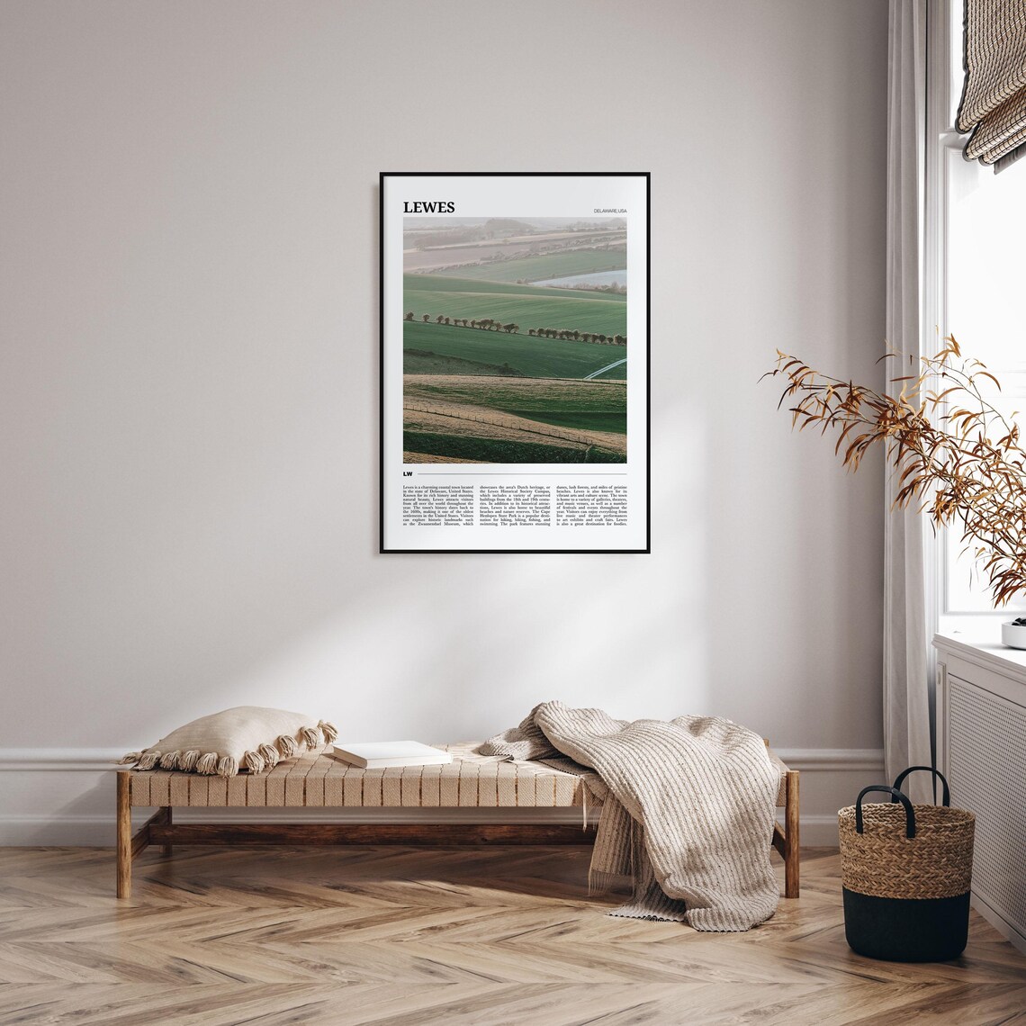 Lewes Travel Poster, Delaware USA Art Print - Image 4