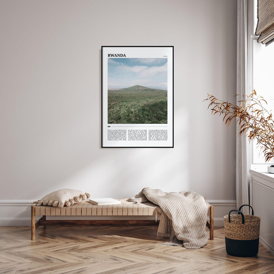 Rwanda Travel Poster, Africa Wall Art Print - Image 4