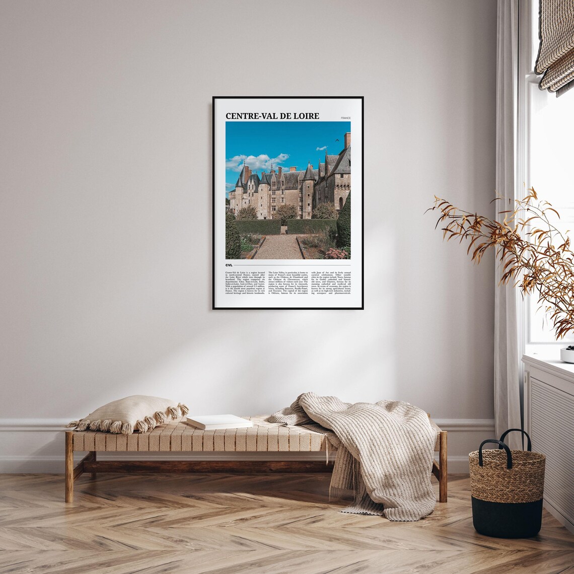 Centre Val de Loire France Loire Chateau Gardens Photo Travel Poster - Image 4