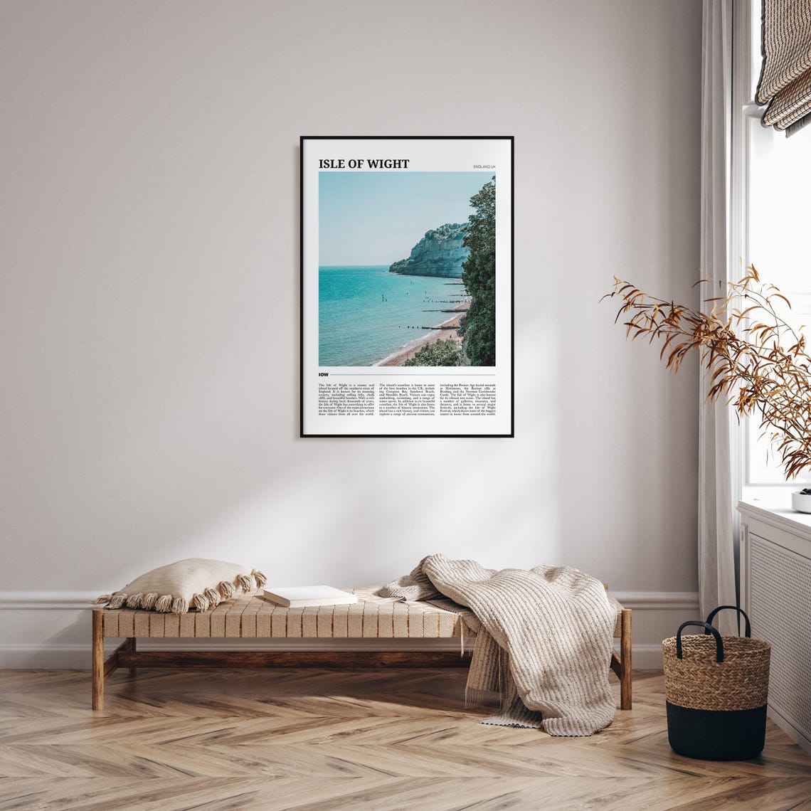 Isle Of Wight Travel Poster Isle Of Wight Wall Art Isle Of Wight Poster Print Isle Of Wight Photo Isle Of Wight Decor England Uk - Image 4