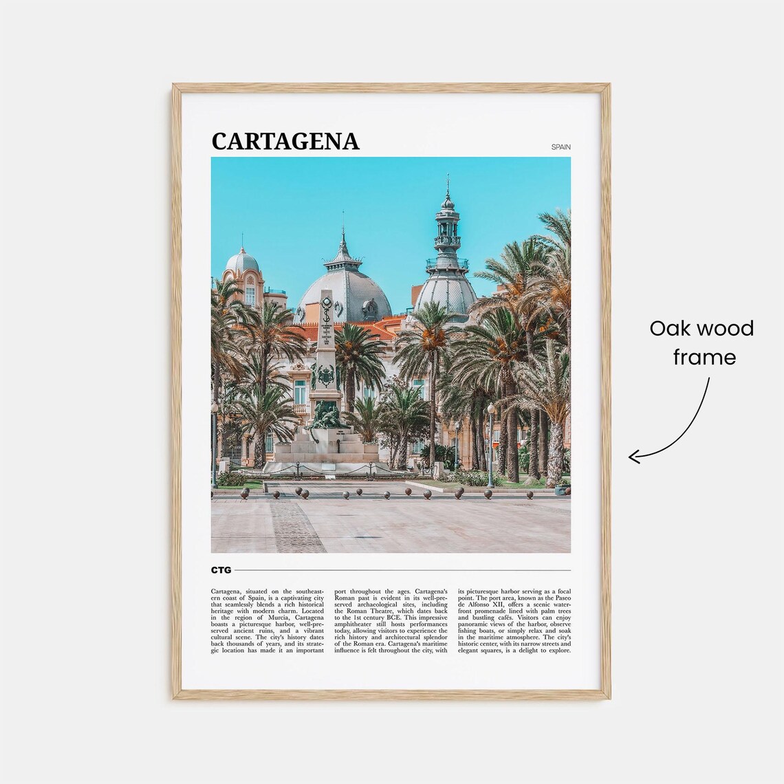 Cartagena Spain No 2 Travel Poster - Image 3