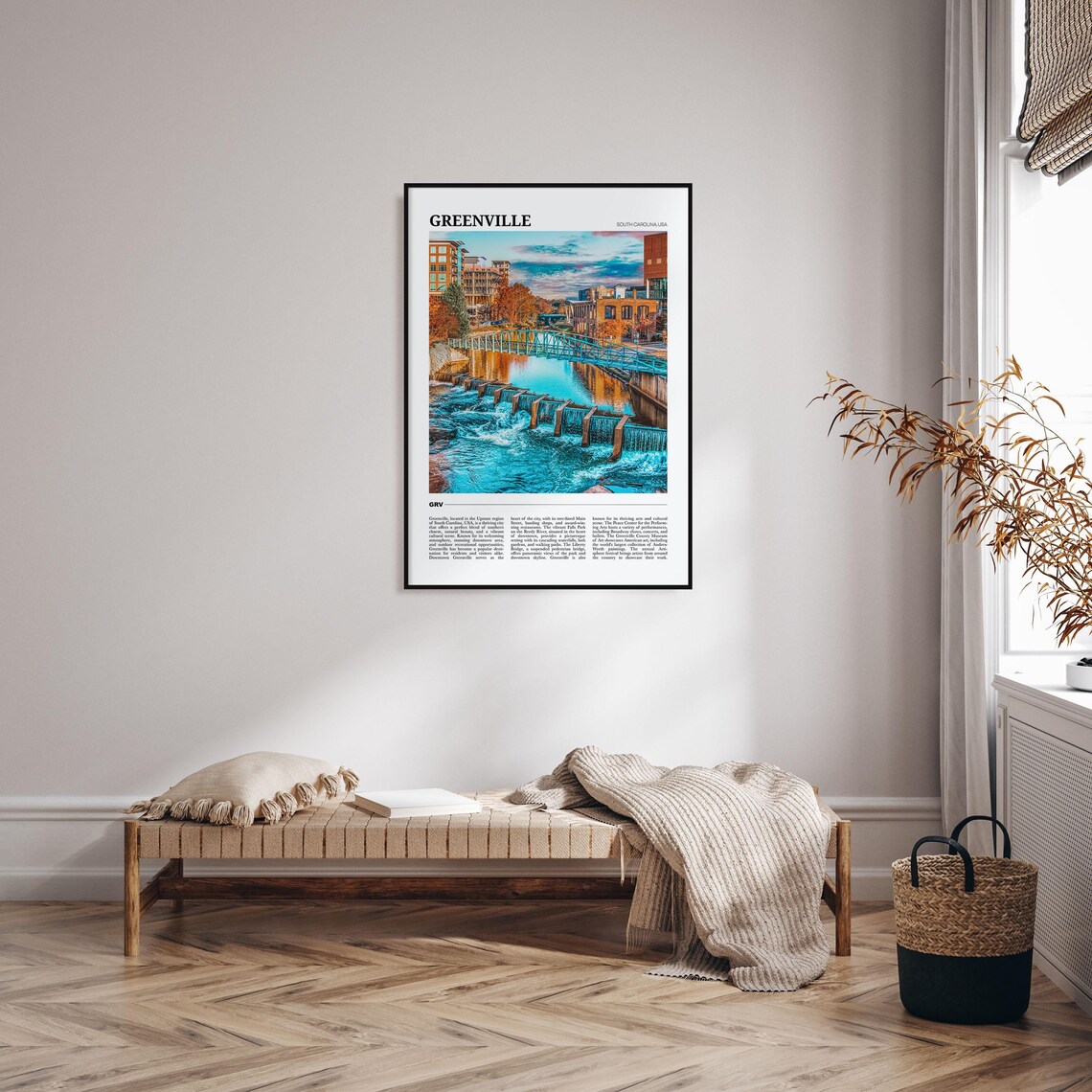 Greenville Travel Poster, South Carolina USA Art Print - Image 4
