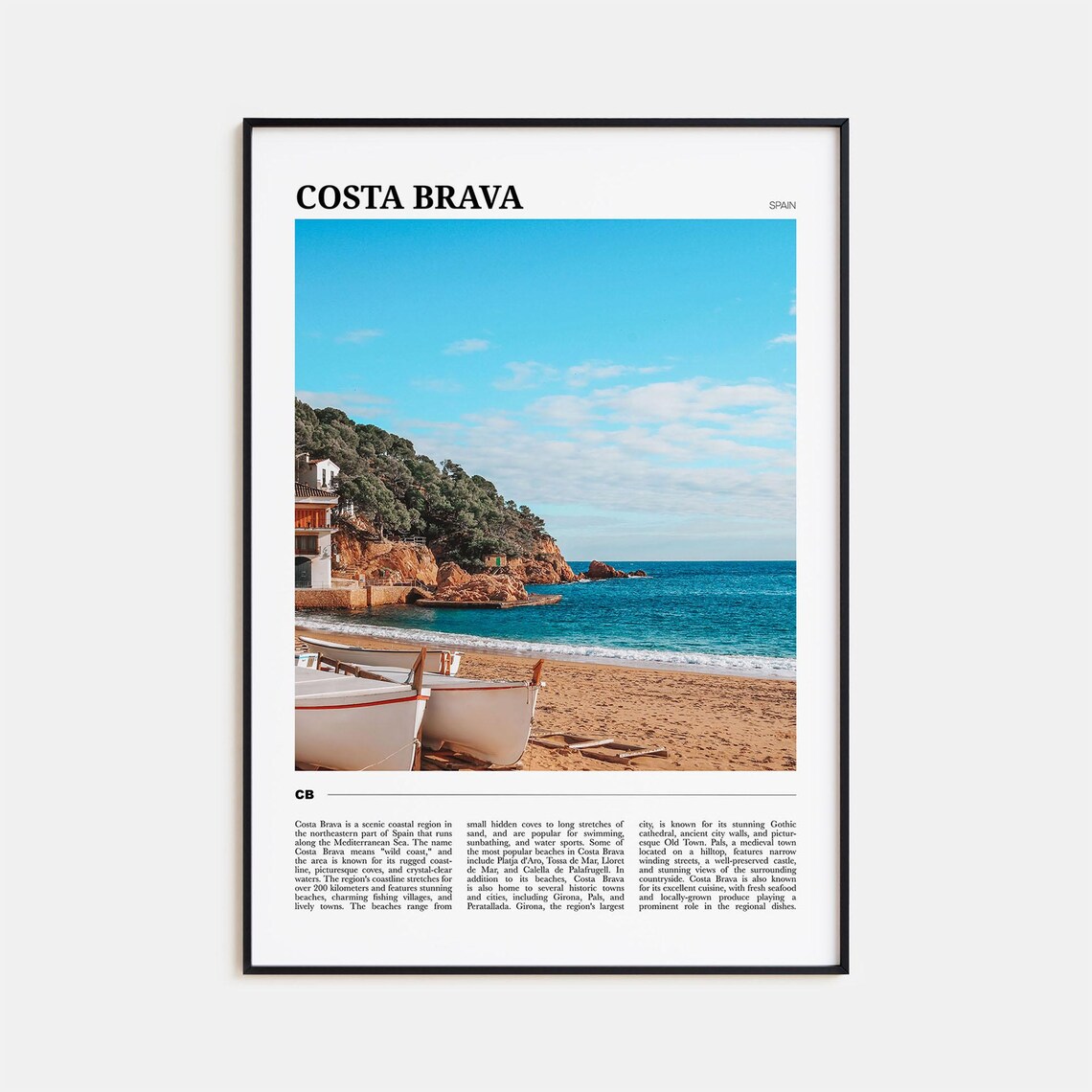 Costa Brava Travel Poster No. 2, Spain