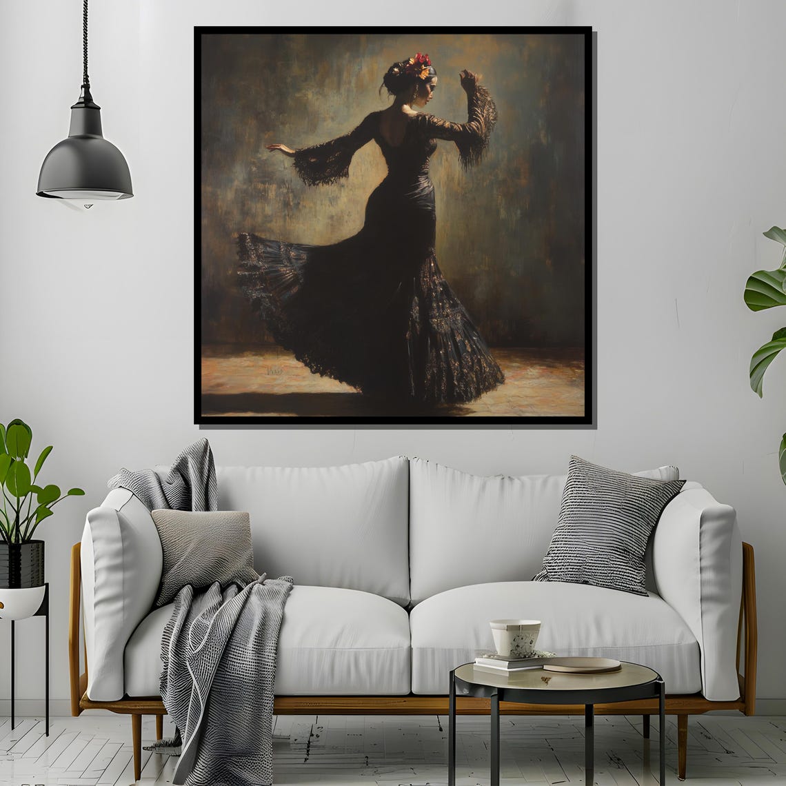 Flamenco Dancer, Spanish Dance Art Print - Image 2