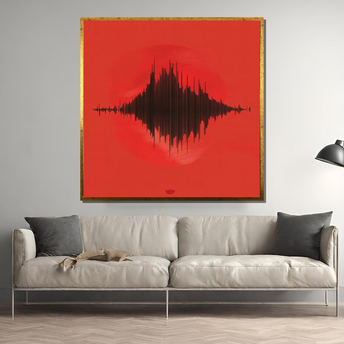 Soundwave By Orkhanjosephart, Minimalist Music Art