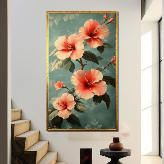 Vintage Hawaiian Contemporary Beach Art Print