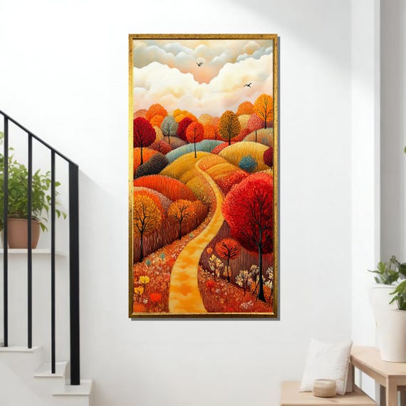 Whimsical Autumn - Contemporary Travel Poster