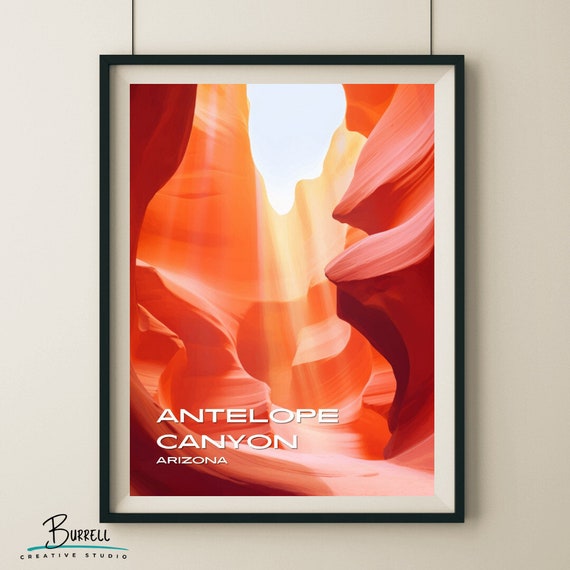 Lechee Arizona Antelope Canyon National Parks Wall Art Poster Print