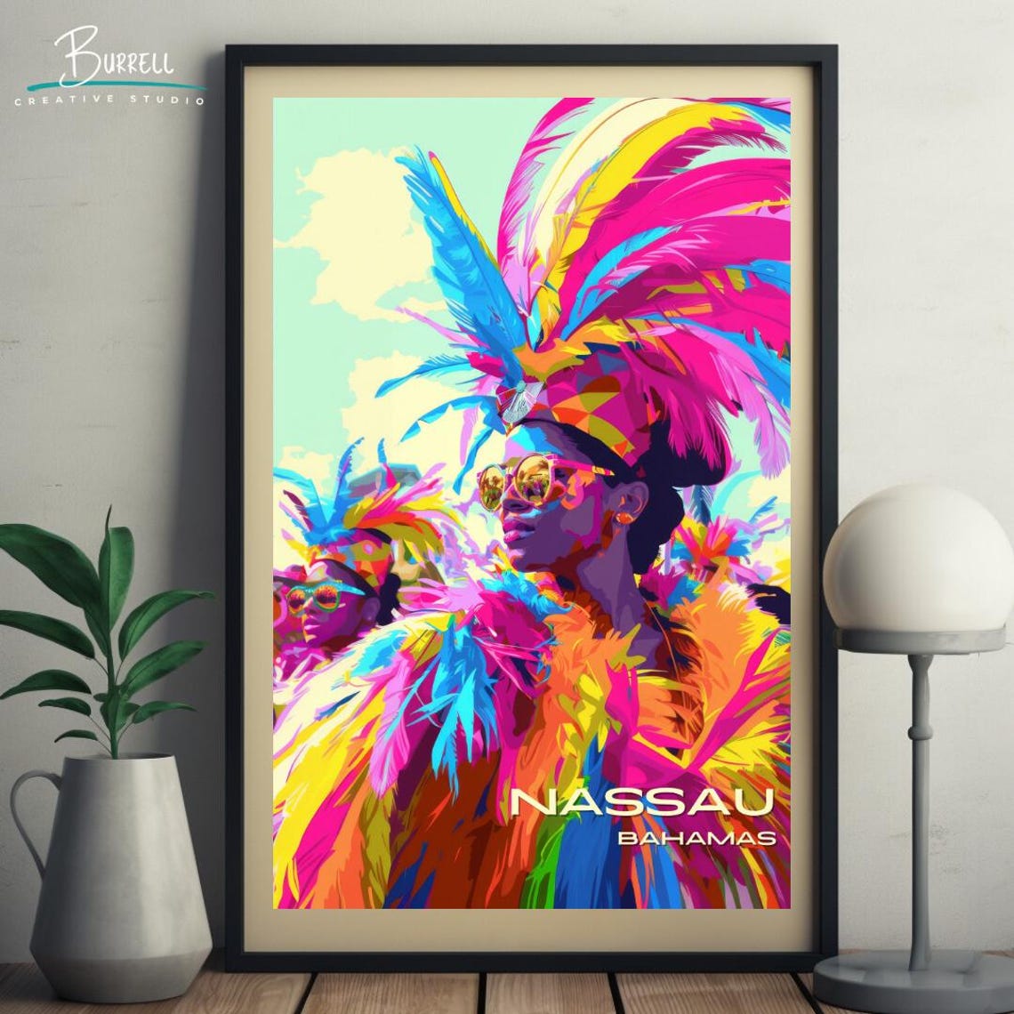 Nassau Bahamas Carnival Travel Poster Wall Art Poster Print - Image 5