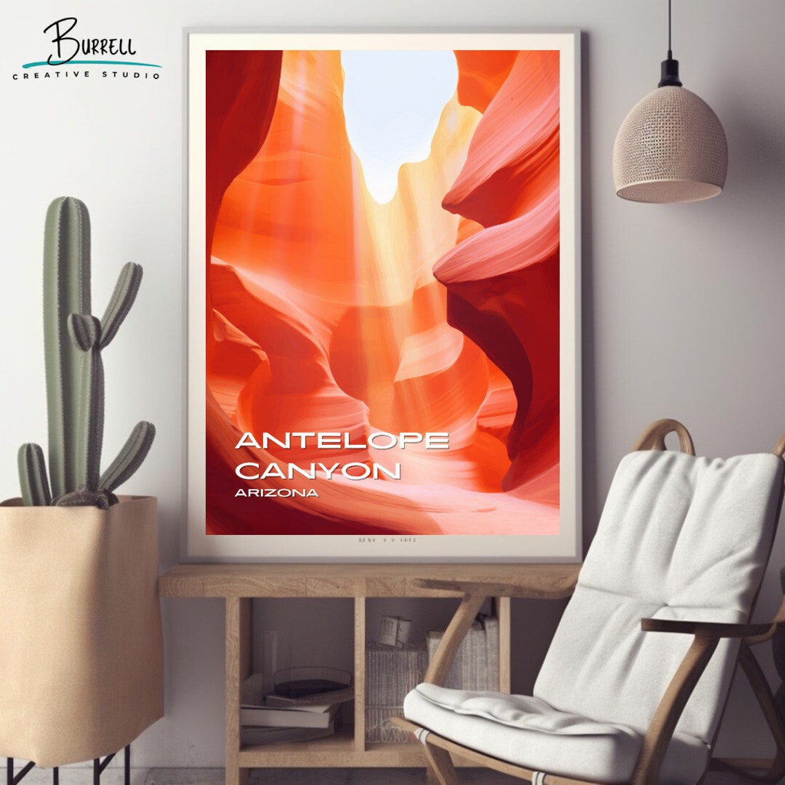 Lechee Arizona Antelope Canyon National Parks Wall Art Poster Print - Image 2
