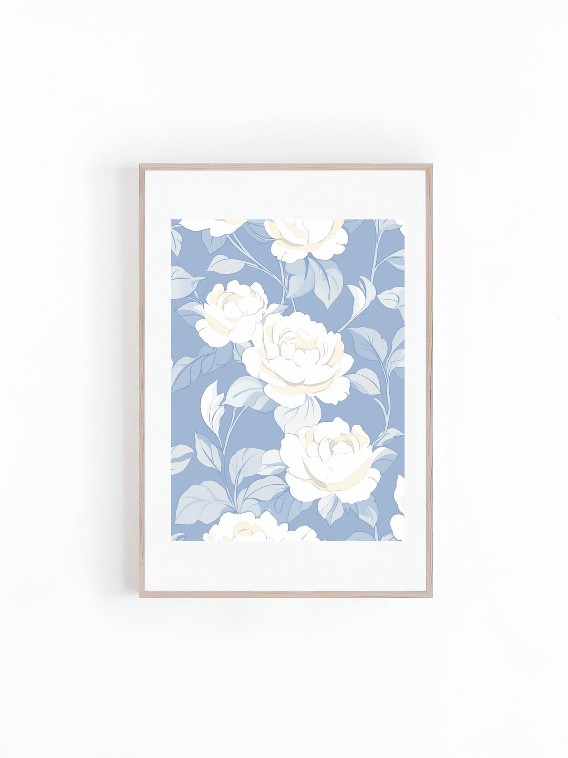 Chinoiserie Botanic Vintage Floral Print, Peonies