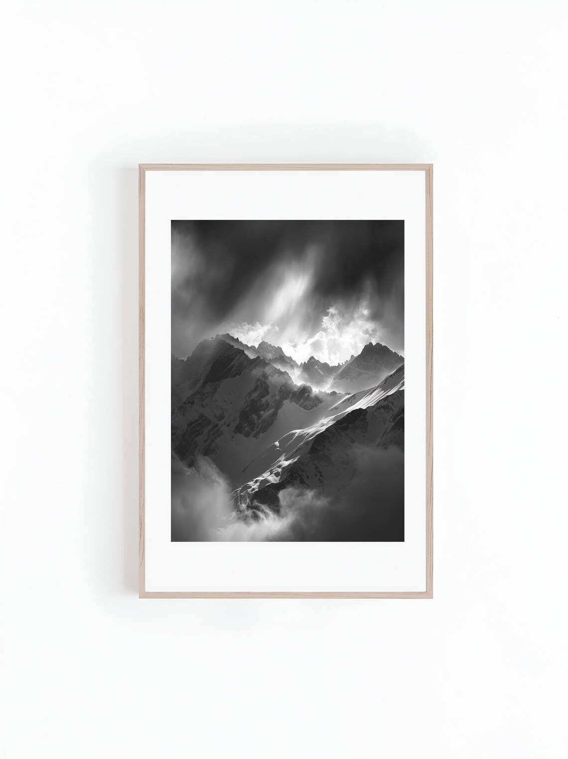 Swiss Alps Mountain Range, Landscape Photo