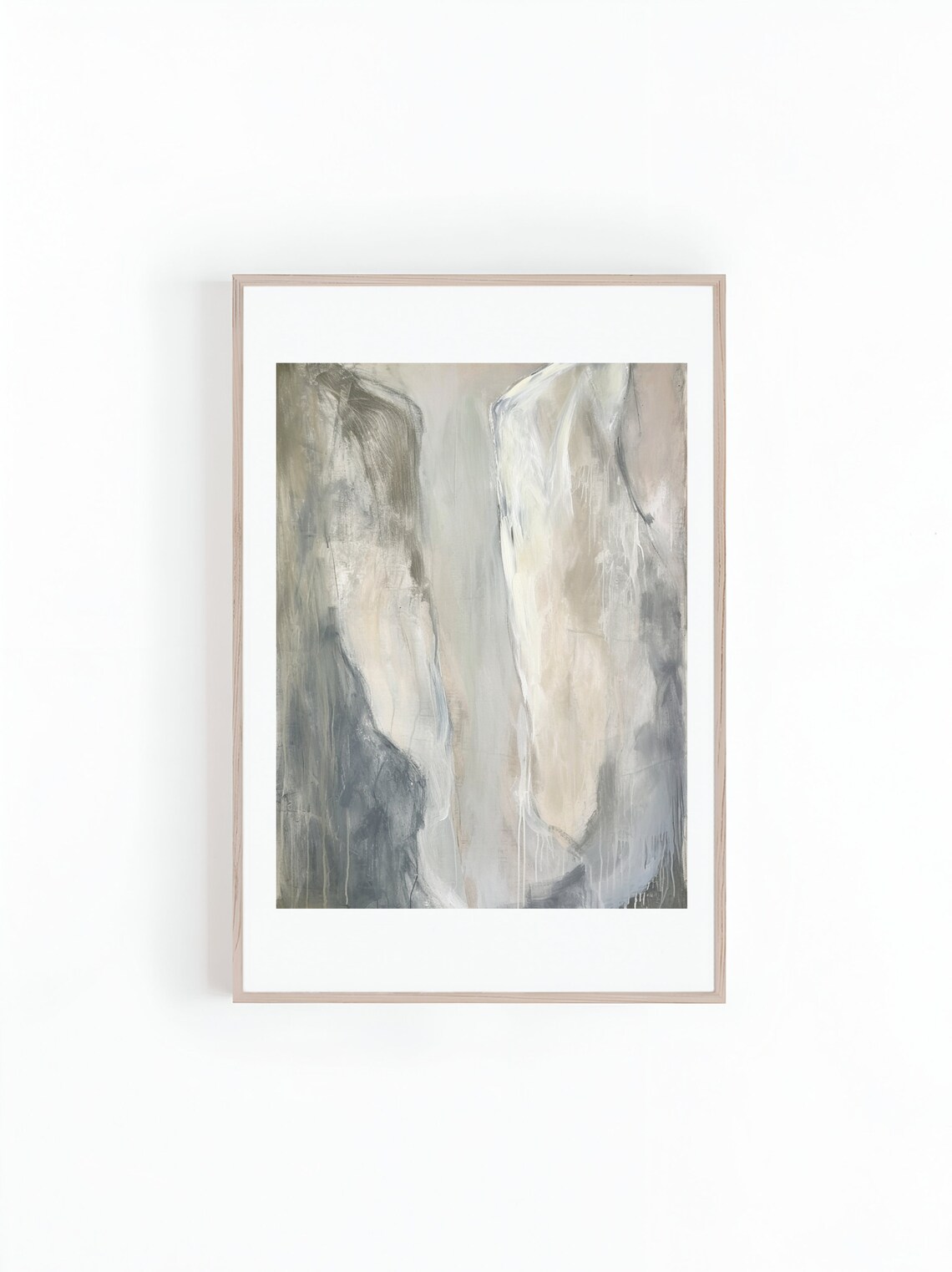 Abstract Painting, Modern Textured Wall Art Print