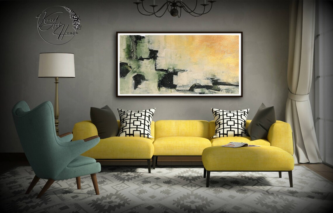 Abstract Acrylic Painting, Modern Wall Art Print - Image 4