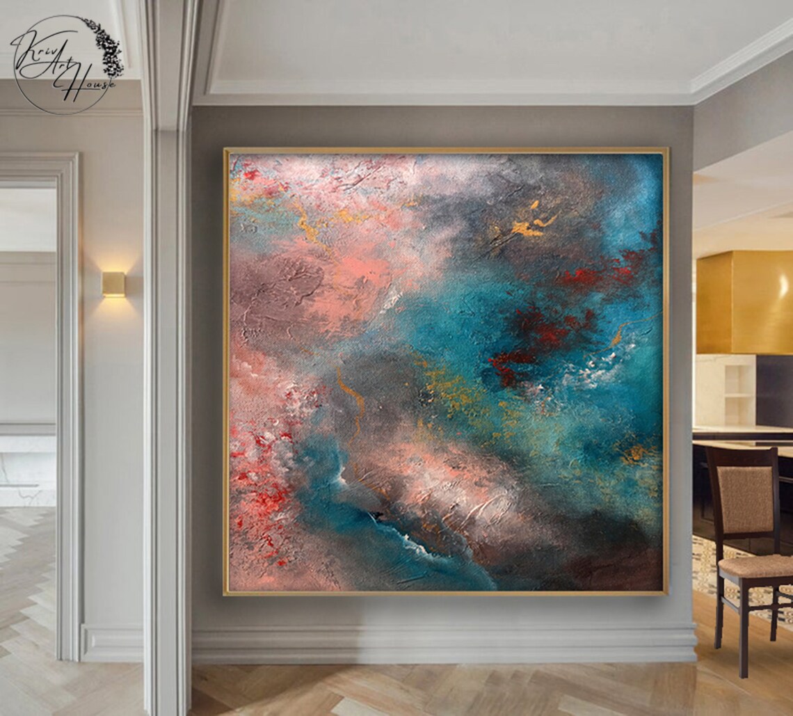 Abstract Oil Painting, Oversize Wall Art Print - Image 3