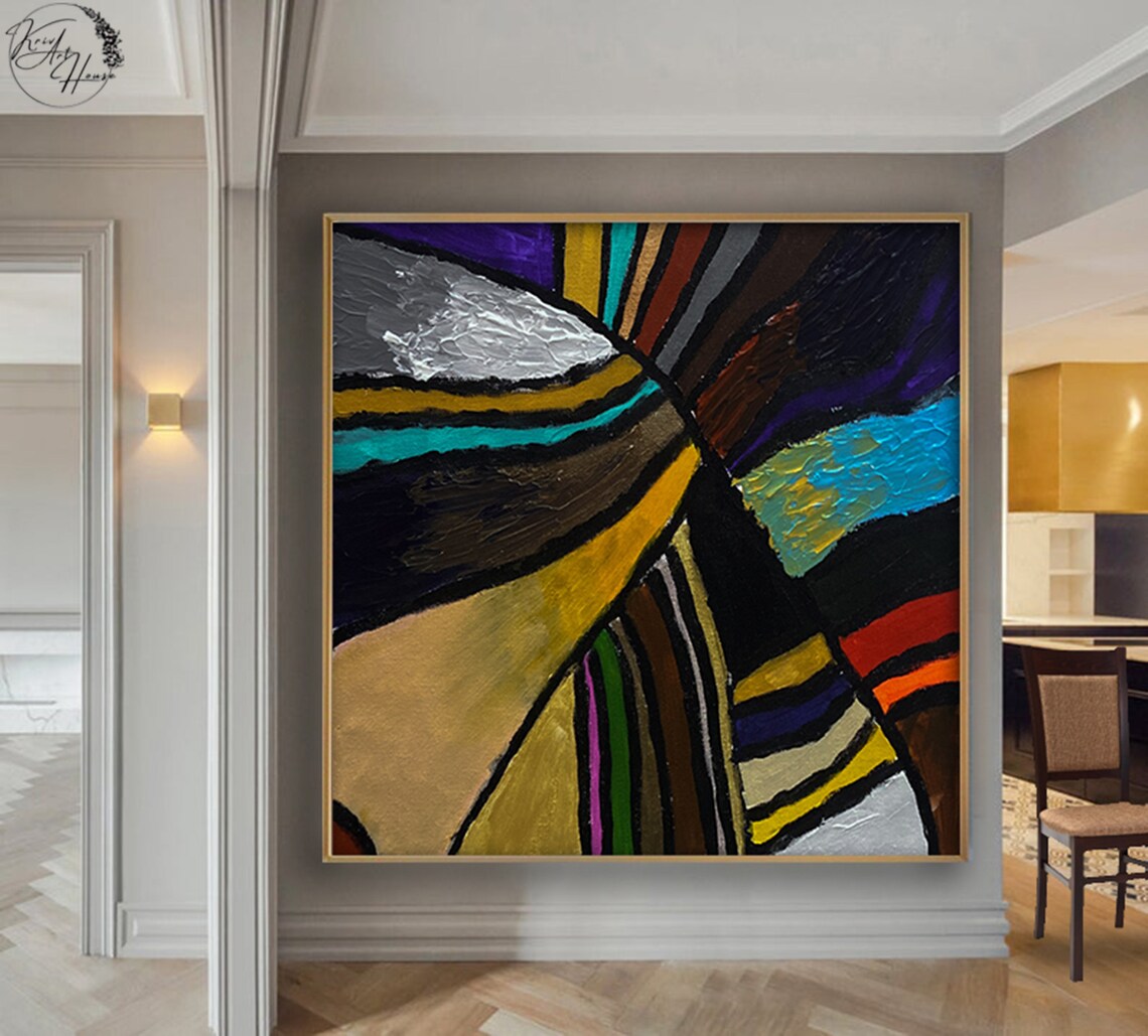 Traditional Modern Abstract, Contemporary Art Print - Image 4