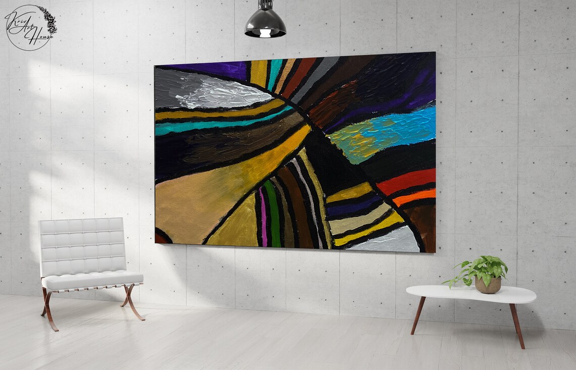 Traditional Modern Abstract, Contemporary Art Print - Image 2