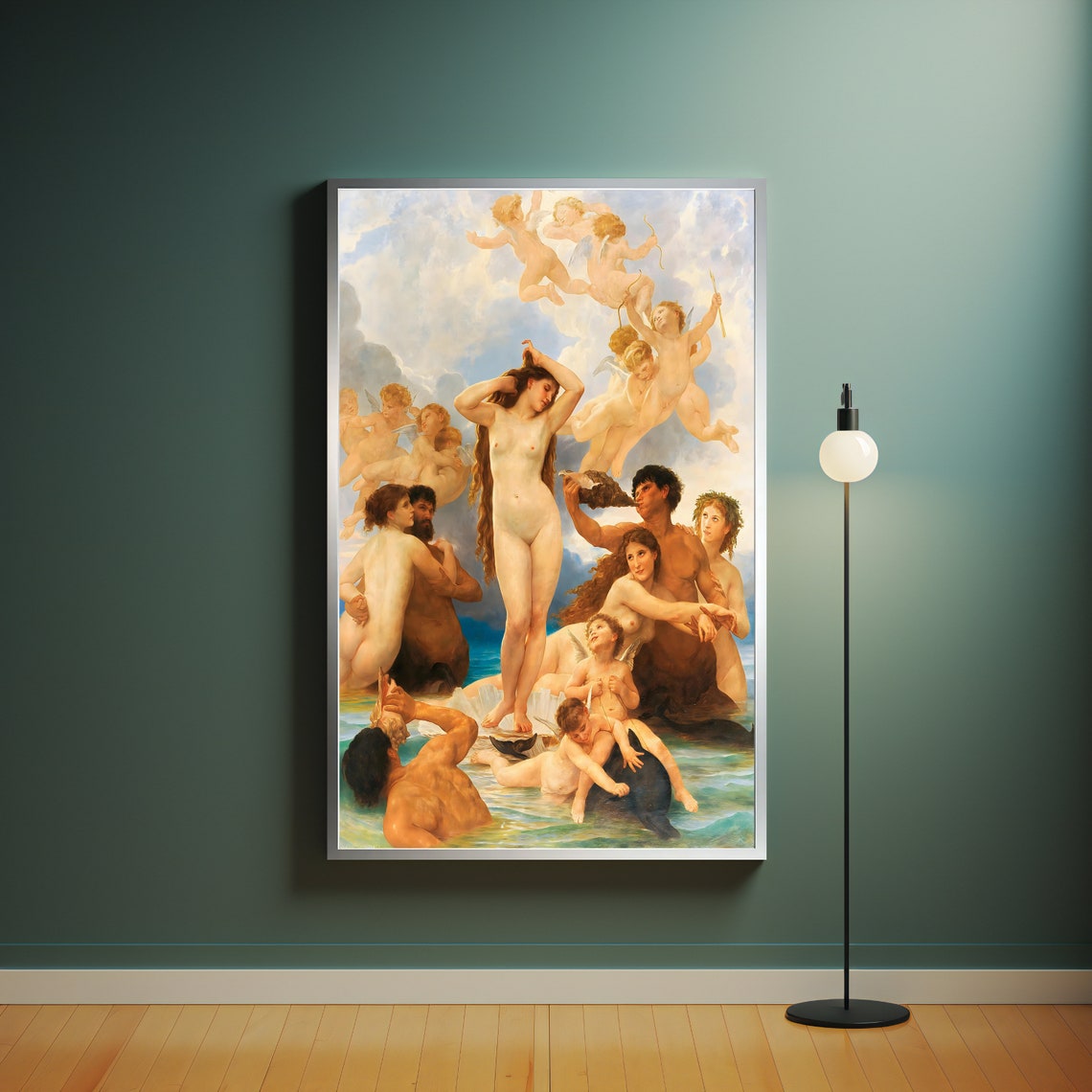 Bouguereau Birth Of Venus Classical Mythology Masterpiece Art Poster - Image 4