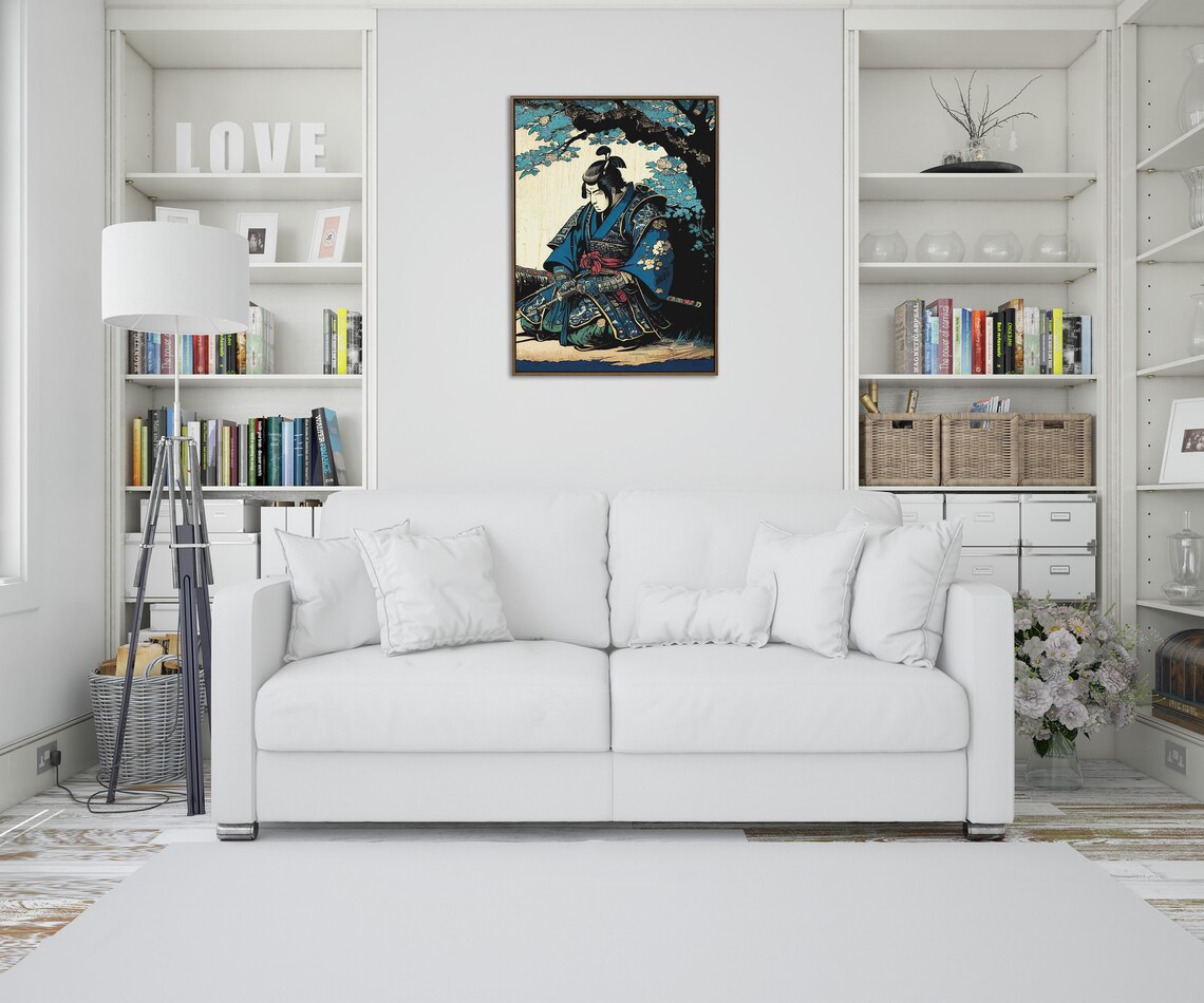 Samurai Japanese Ukiyo-E Art Print - Image 4