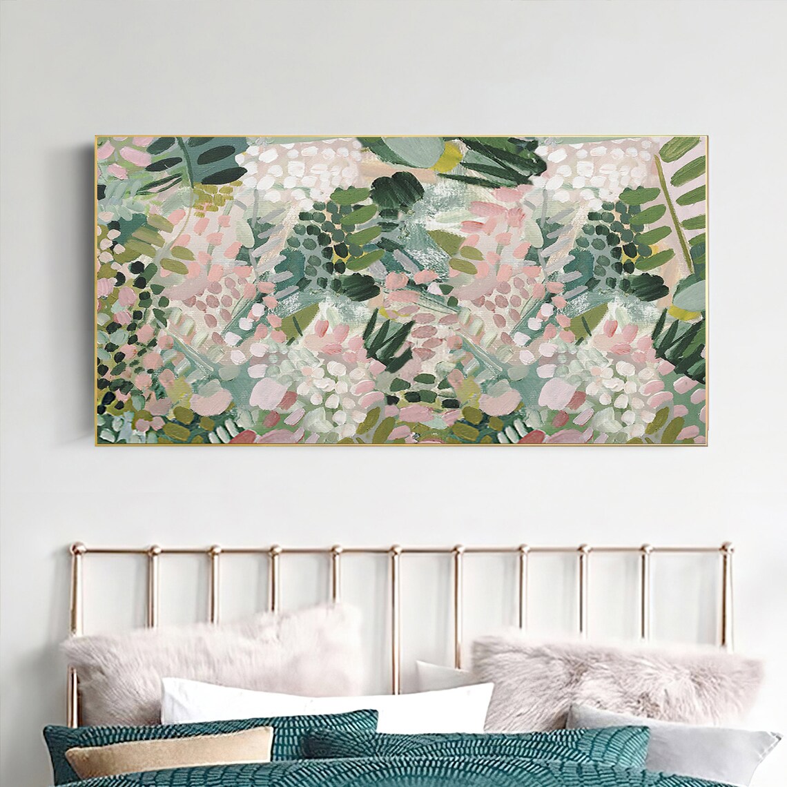 Abstract Plant Painting, Boho Botanical Art Print - Image 3