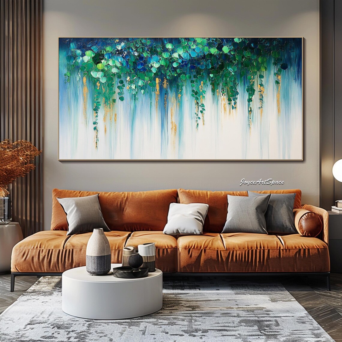 Abstract Tree Oil-Painting-Style Art Print, Modern Decor - Image 4
