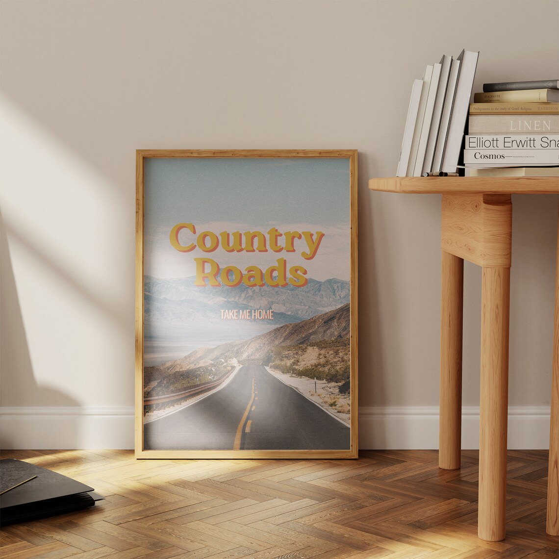 Retro Western Country Roads Poster Print - Image 2