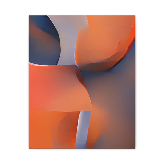Abstract Matte Canvas Wall Art Modern Home Decor