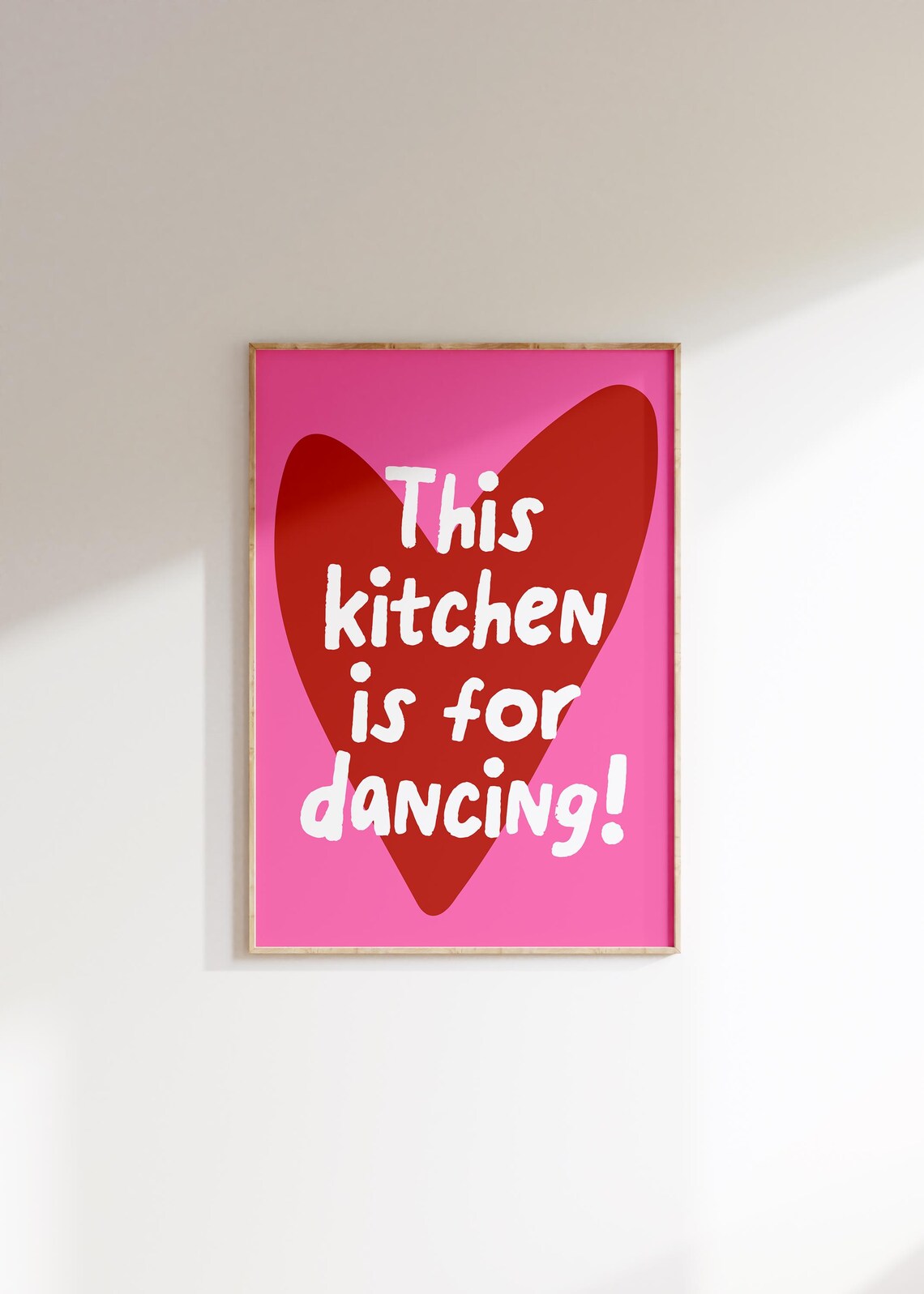 This Kitchen Is For Dancing, Cute Kitchen Decor