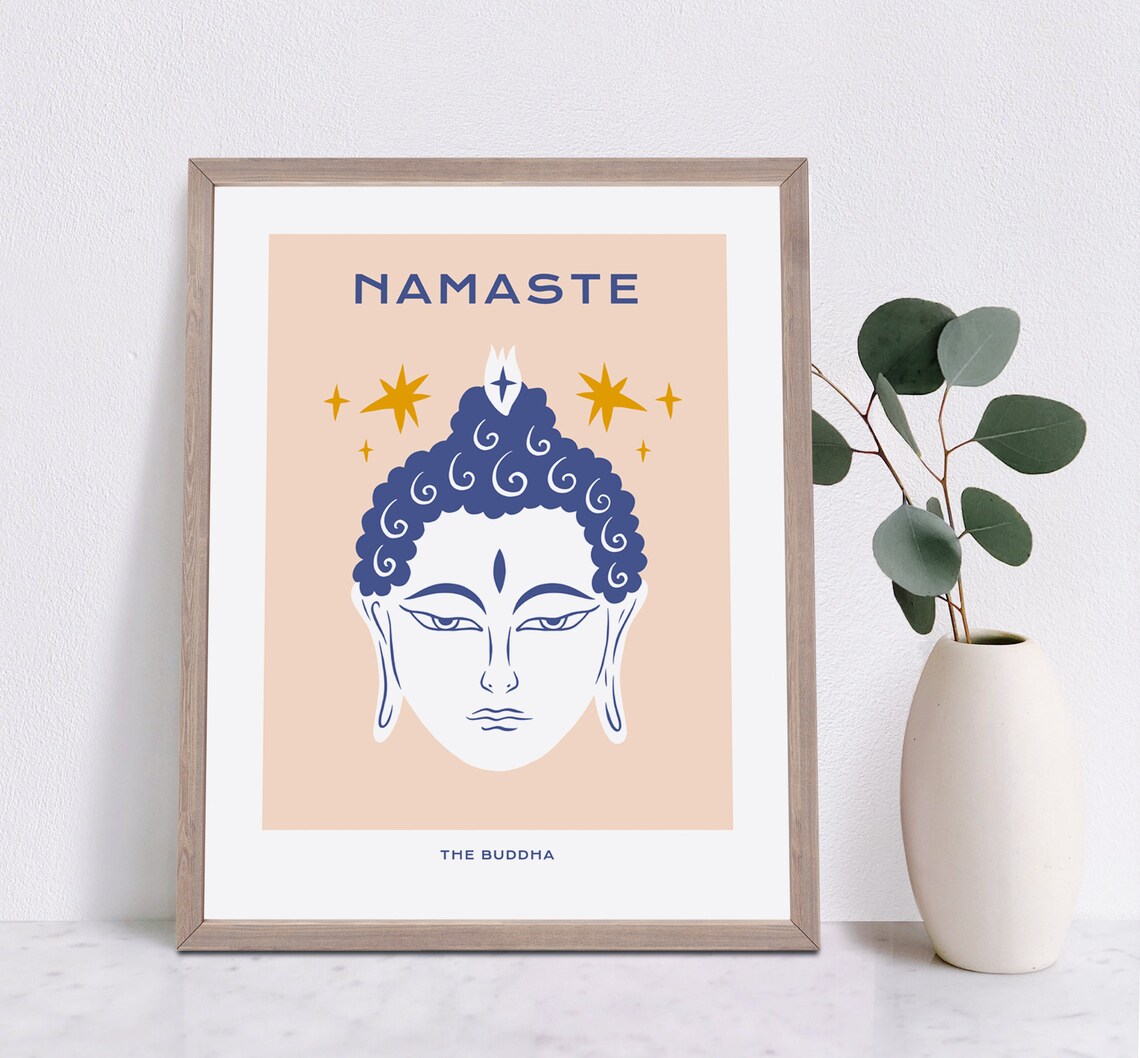 Buddha Zen Art Print, Spiritual Meditation Decor - Image 2