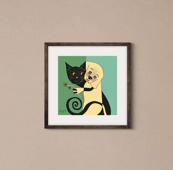 The Unity of the Cat and the Dog Illustration