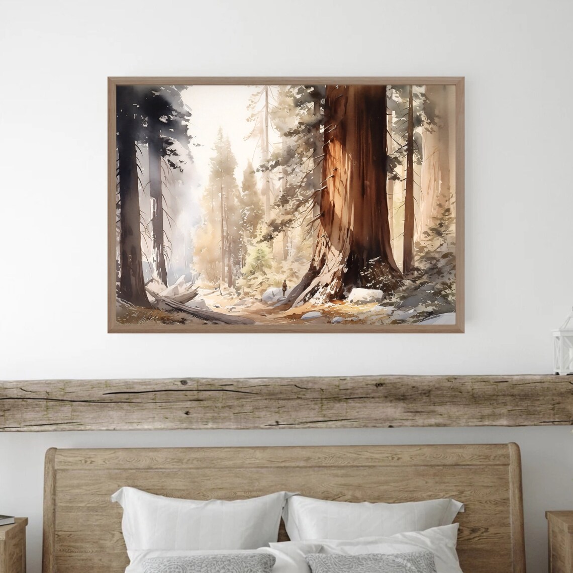 Sequoia Watercolor National Park Art Print - Image 5