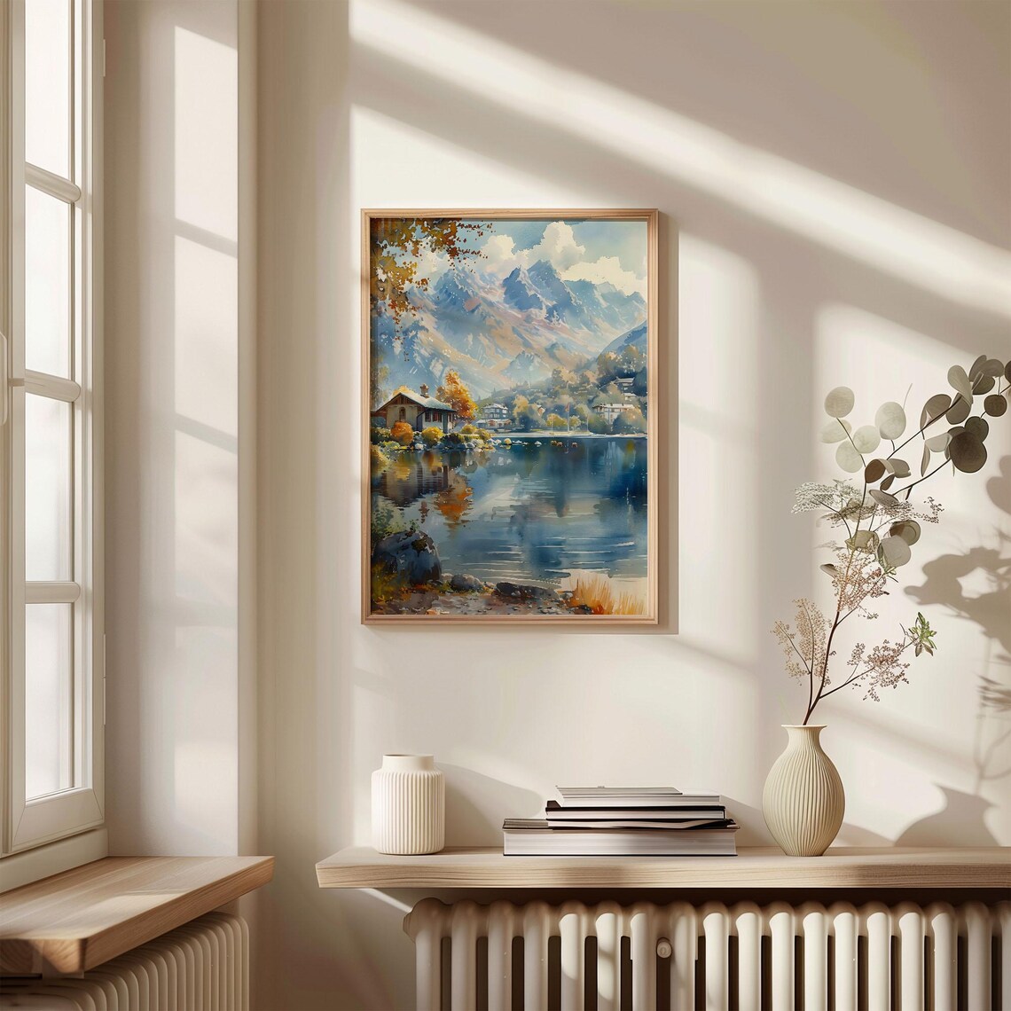 Coniston Watercolor Art Print, Home Decoration - Image 4