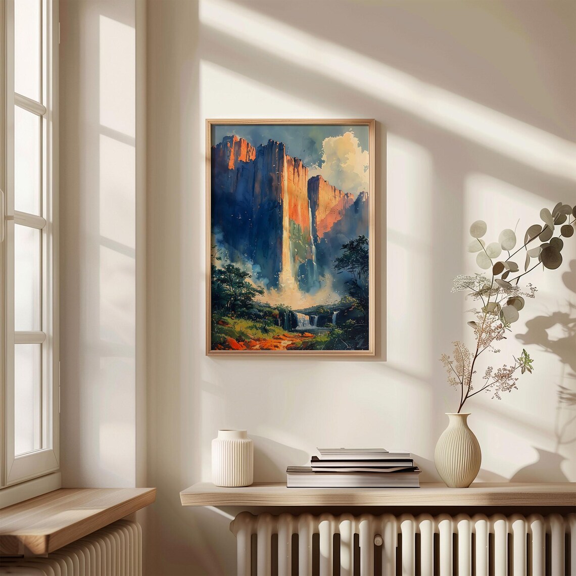 Angel Falls Watercolor Painting Venezuela Travel Poster - Image 4