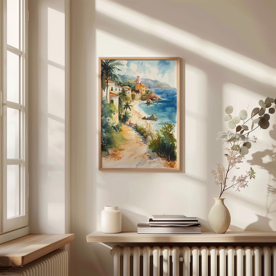 San Juan Watercolor Painting, Puerto Rico Travel Poster - Image 4