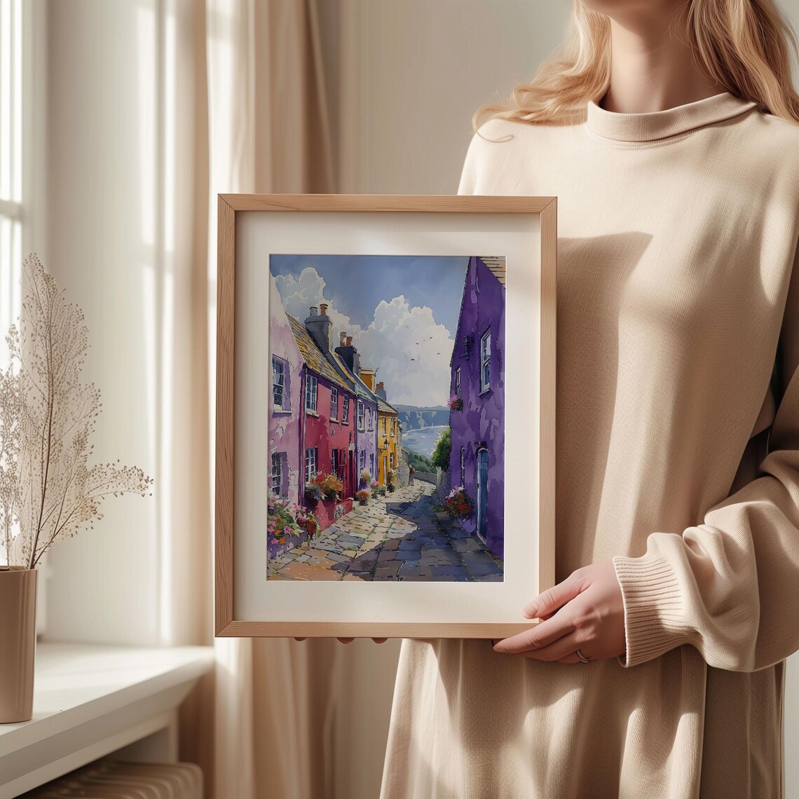Irish Watercolor Travel Poster Art Print - Image 2