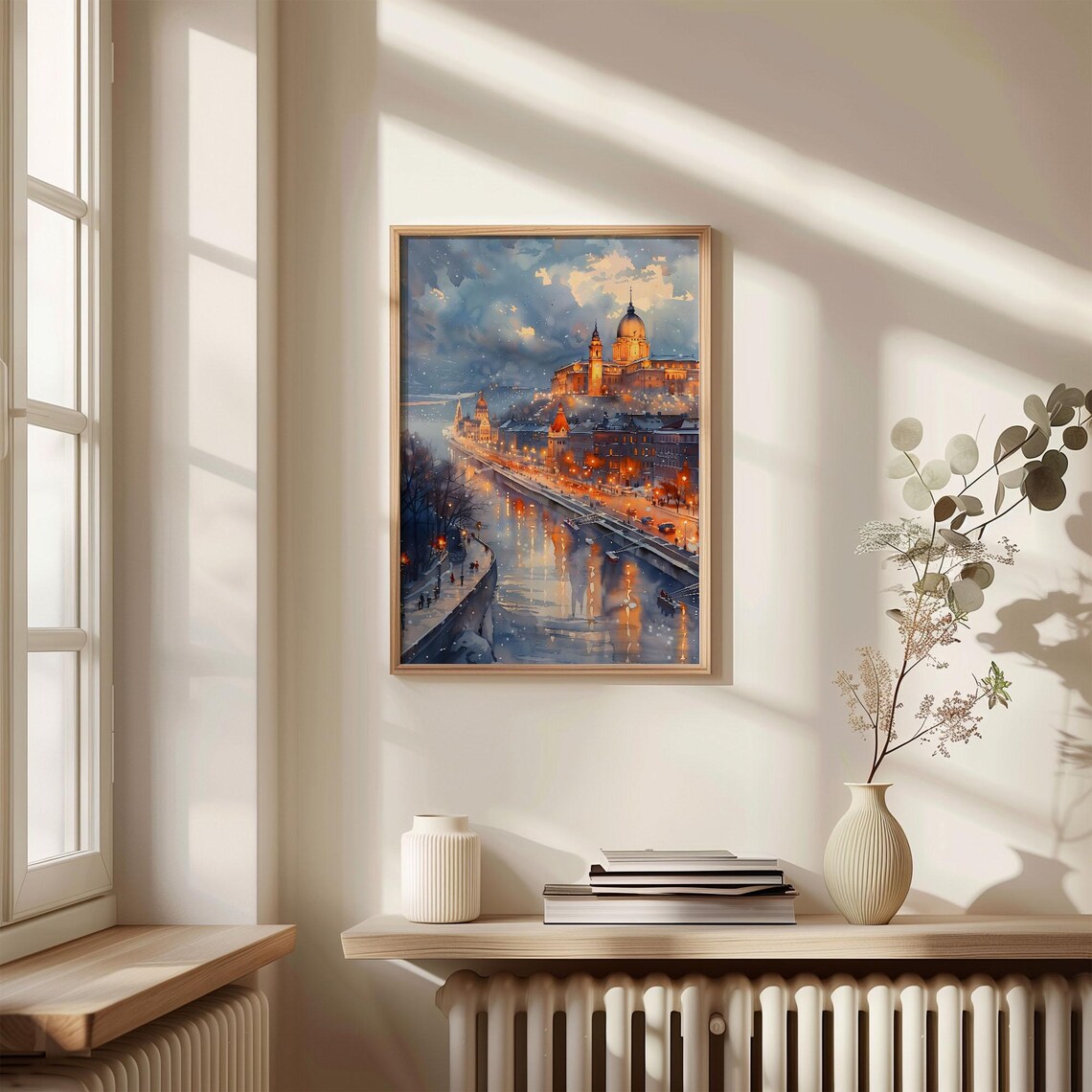 Budapest Watercolor Poster, Hungary Travel Art Print - Image 4