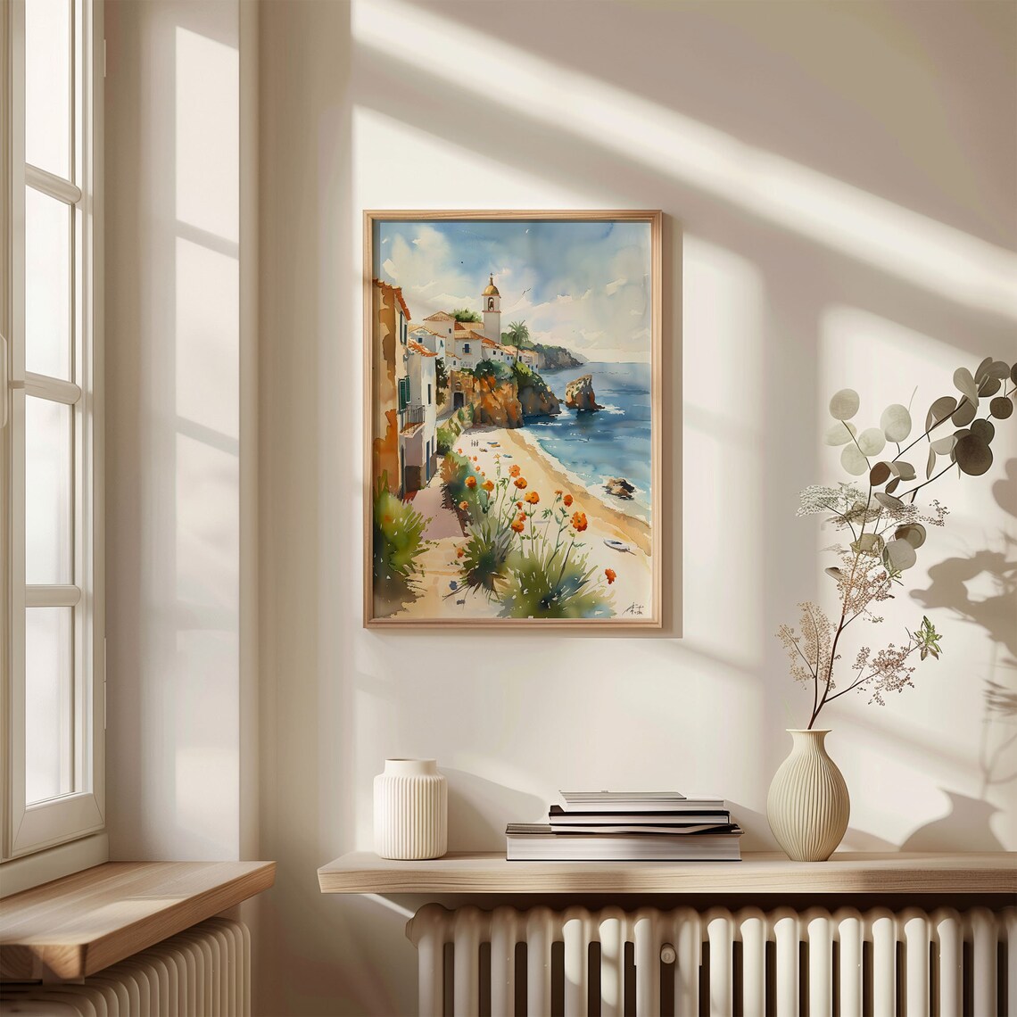 Algarve Watercolor Painting, Travel Poster - Image 4