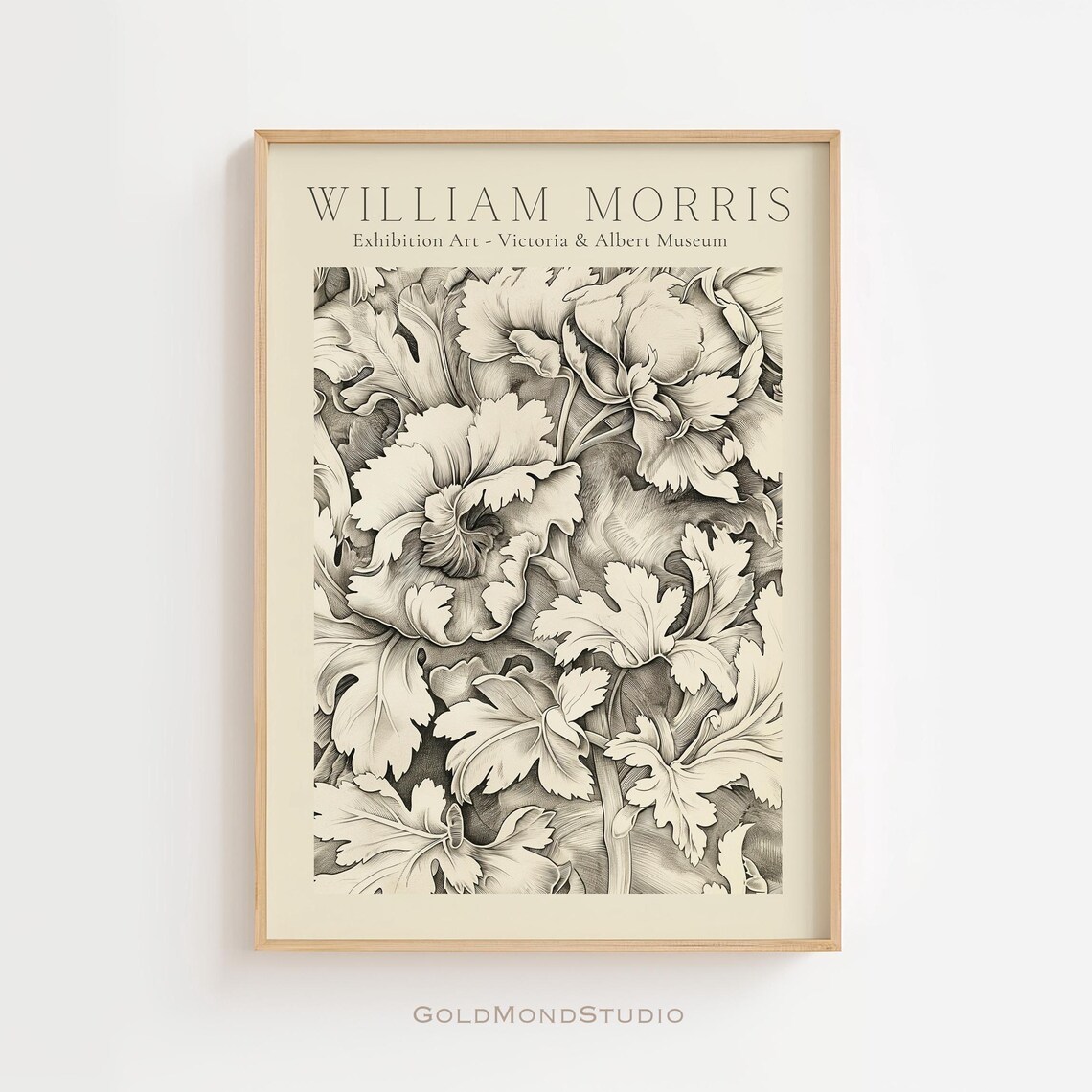William Morris Vintage Botanical Wall Art Print