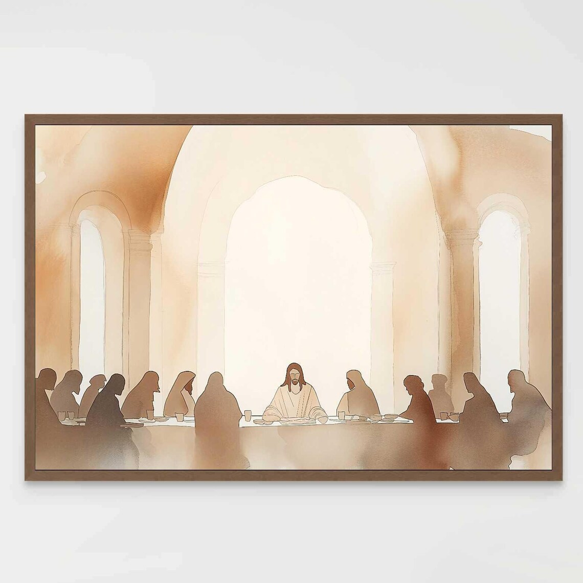 The Last Supper Christian Painting, Jesus Art Print