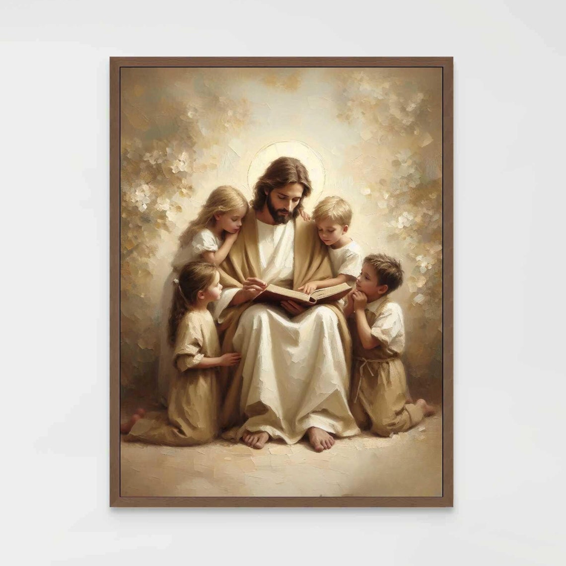 Children Of Christ, Christian Nursery Art Print