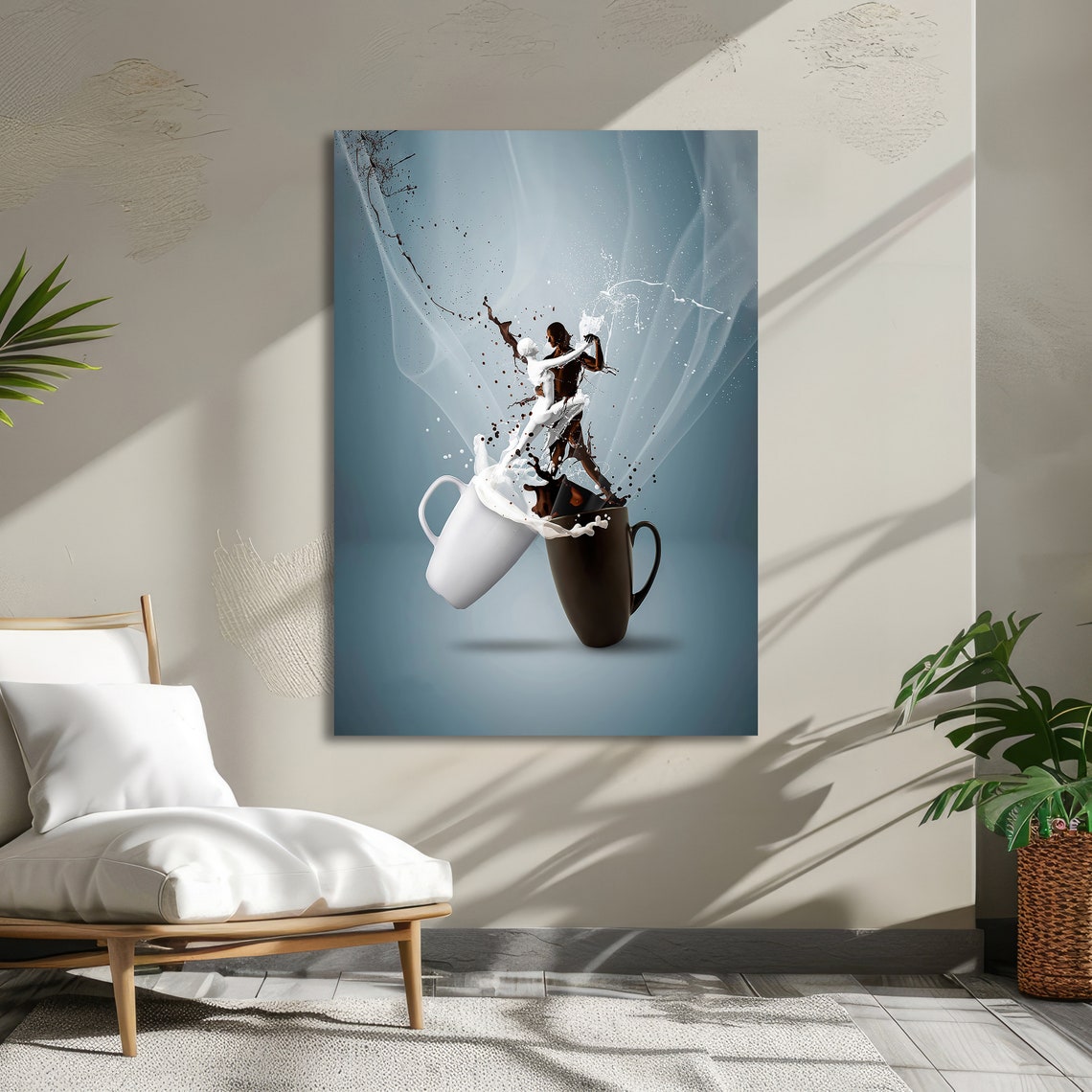 Milk and Chocolate Splash Dance Coffee Lovers Kitchen Poster - Image 5