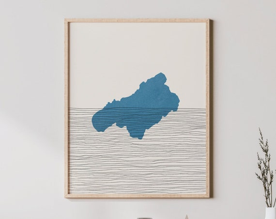 Lake Quinault Art Boho Print Washington Decor Lakehouse Wall