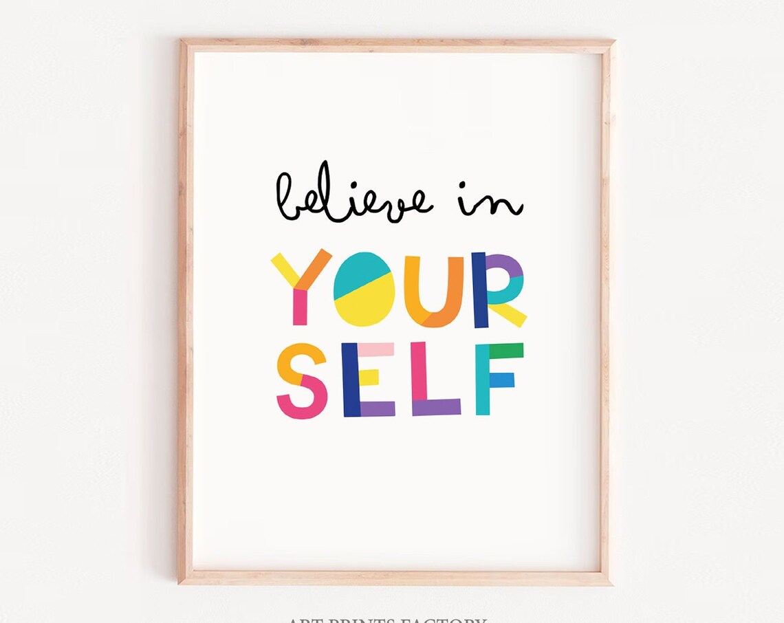 Motivational Wall Decor Inspirational Poster Print