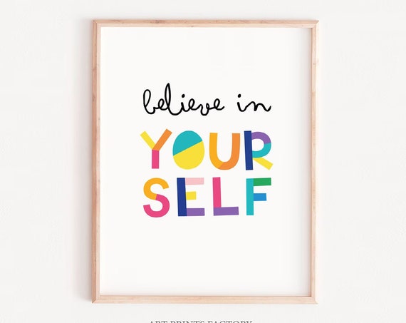 Motivational Wall Decor Inspirational Poster Print
