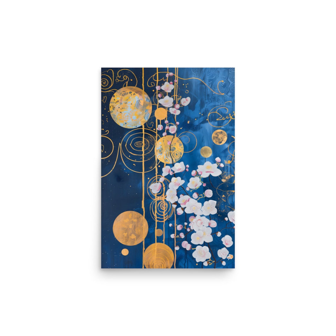 Hilma Af Klint Flower Oil Painting Vintage Art Print - Image 2