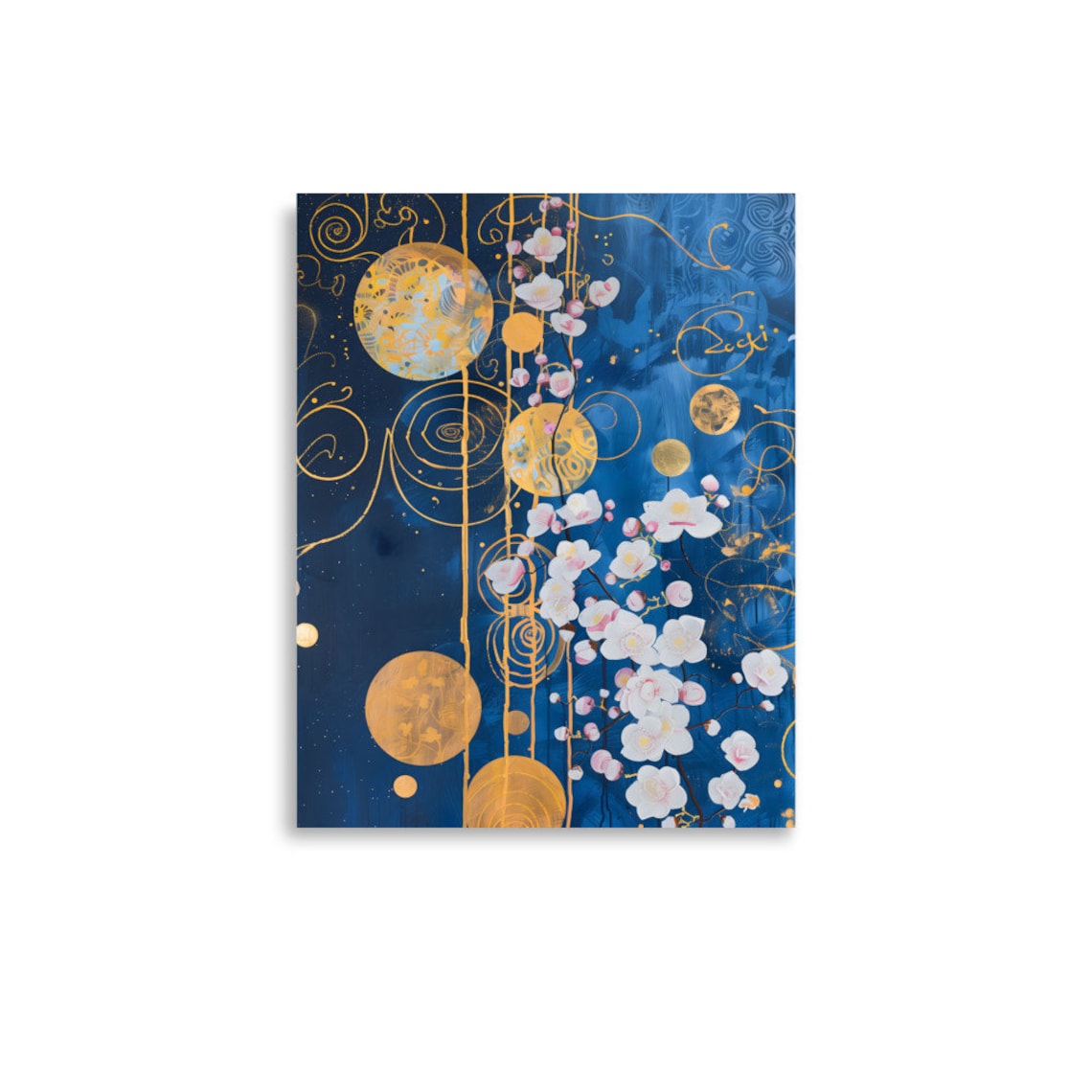 Hilma Af Klint Flower Oil Painting Vintage Art Print - Image 4