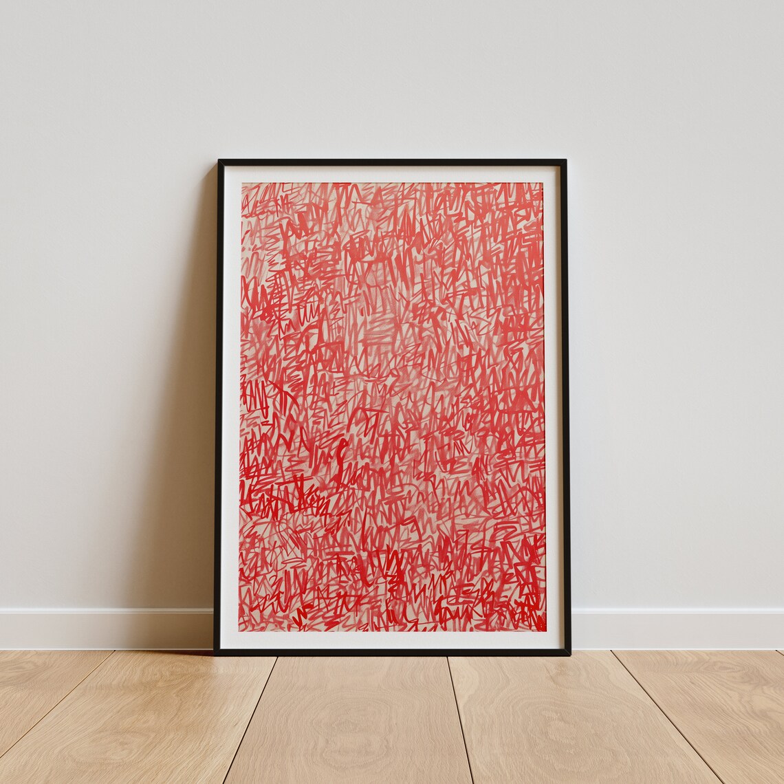 Cy Twombly Calligraphic Abstract Poster, Modern Art - Image 4