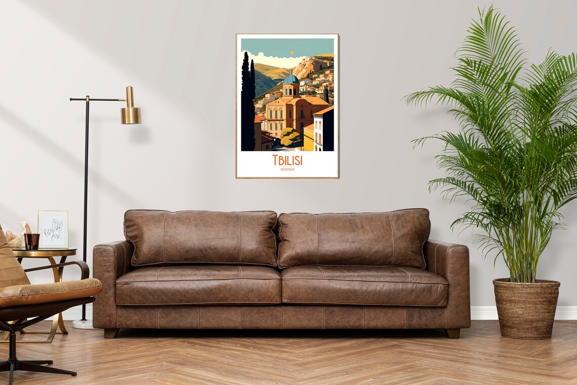 Tbilisi Travel Poster, Georgia Home Decor - Image 3