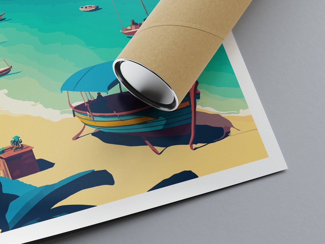 Antigua Scenery Travel Poster - Image 2