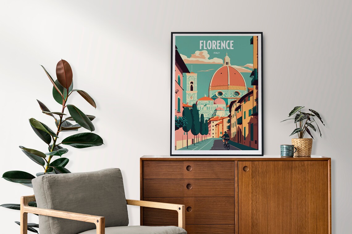 Florence Italy Travel Poster, Travel Poster - Image 3